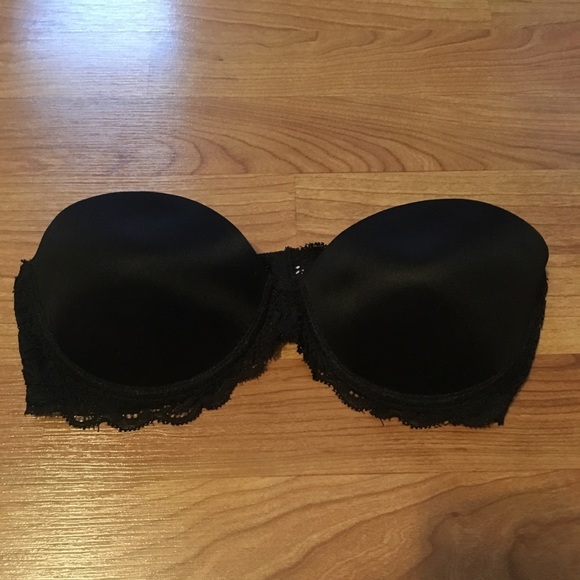 Secret Treasures Other - Black strapless bra 34B